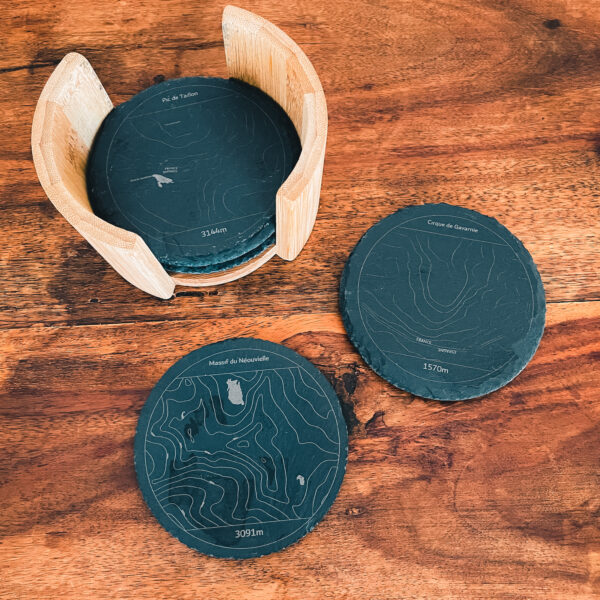 6 Dessous de verres en ardoises personnalisable – Image 5